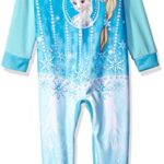 Disney Girls’ Frozen Elsa Hooded Blanket Sleeper