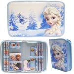 Disney Frozen Light Blue Stationery Set Pack with Case (13 Pcs)