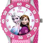 Disney Kids’ W000970 Frozen Snow Queen Watch with Pink Nylon Band