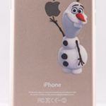ROXX Fairy Tale Soft Rubber TPU Silicone Cases Featuring Disney Snow White Eating Apple Elsa Frozen Olaf Ariel Holding for iPhone 6 (4.7) – Silicone Case – Olaf