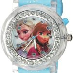 Disney Kids’ FZN3564 Frozen Anna & Elsa Flashing Blue Watch
