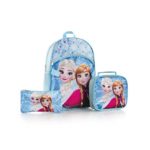 Heys Disney Frozen Anna Elsa Deluxe 15″ Backpack Lunch Bag with Pencil Case Blue