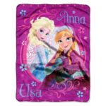 Disney Frozen Loving Sisters Micro Raschel Throw, 46X60-Inch