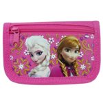 Disney Frozen Anna and Elsa Hot Pink Trifold Wallet