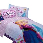 Disney Frozen Celebrate Love 76-Inch by 86-Inch Microfiber Reversible Comforter, Full