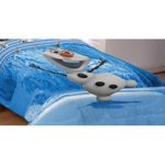 Disney Frozen Olaf Made of Snow Microfiber Reversible Comforter, Twin