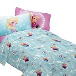 Disney Frozen Winter Hugs Flannel Sheet Set, Twin