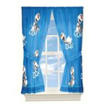 Disneys Frozen Olaf Drapery Panels, Set of 2