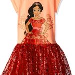 Disney Girls’ Frozen Elsa Short Sleeve Dress