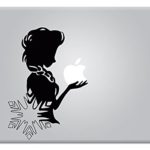 Elsa Holding Apple Macbook Decal Vinyl Sticker Apple Mac Air Pro Retina Laptop sticker