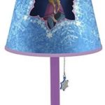 Disney Frozen Table Lamp with Die Cut Lamp Shade with CFL Bulb by Disney