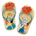 Disney Store Anna and Elsa – Frozen “Sole Mates” Flip Flops for Girls