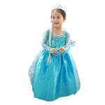 LOEL Girls New Princess Party Costume Long Dress Up