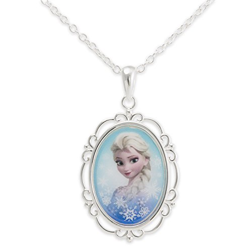 Disney Frozen Queen Elsa Pendant Silver Plated.Comes Frozen Gift Box