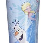 Silver Buffalo DP6187 Disney Frozen Olaf & Elsa Plastic Travel Mug, 16-Ounces