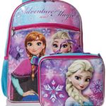 Disney Girls’ Frozen Backpack with Lunch, Purple