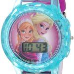Disney Girl’s Quartz Plastic Casual Watch, Color:Purple (Model: FZN3681TY)