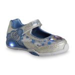 Disney Toddler Girls Frozen Silver/White Light-Up Mary Jane Shoe (12 M US Little Kid)