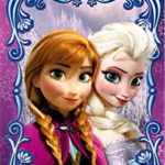 Disney Beach Towel Frozen Ana and Elsa Purple Bath Towel 100% Cotton – Queen of the North Mountain