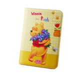 iPad Mini 4 Winnie Case iPad Mini 4 Winnie Wallet Case,Bat King Minnie Winnie Series Premium Leather Flip [Wallet] Shell Cover with Card Holder for Apple iPad Mini 4(Happy Winnie)