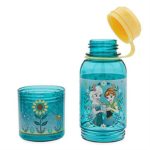 Disney Store Frozen Fever Plastic Snack Drink Water Bottle New 2016