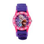 Disney Girls’ Anna & Elsa Plastic Purple Watch