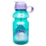 Zak Designs FZND-S171 Disney Frozen 14 oz. Water Bottle with Flip Straw, Anna & Elsa