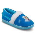 Disney Toddler Girl’s Frozen Elsa & Anna Cozy Slide Slippers