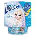 Ziploc Brand Twist n’ Loc Containers featuring Disney Frozen Design, Small, 16 oz, 3 ct