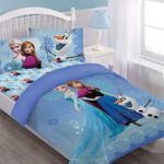 Disney Frozen Springtime Frost Full Comforter Set with Fitted Sheet