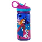 Disney Frozen Water Bottle with Built-In Straw