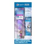 Oral-B and Crest Kids Pack featuring Disney’s Frozen, Kids Fluoride Anticavity Toothpaste and Battery Powered Toothbrush (Brush Design May Vary)