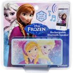Disney Frozen Bluetooth Speaker – Rechargeable Portable Speaker with 3.5mm Headphone Port Device, Wirelessly Stream Music From Computer, Tablet, Smartphone MP3 Player Or Other Bluetooth-Enabled Device