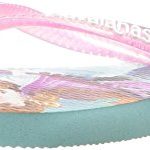 Havaianas Girls Slim Flip Flop Sandals, Kids, Frozen, Elsa & Anna