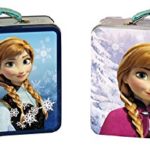 Disney’s Frozen Elsa Anna Tin Lunch Box Bundle Set of Two Different Lunchboxes