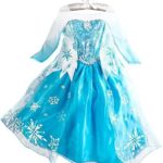 Disney Store Frozen Princess Elsa Costume Size Medium 7/8