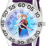 Disney Kids’ W002985 Frozen Analog Display Analog Quartz Purple Watch