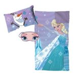 Jay Franco Disney Frozen Let It Go 3 Piece Plush Sleepover Set