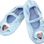 Disney Frozen Girl’s Blue Ballet Flat Dance Shoes Runs Small (Parallel Import/Generic Product)