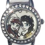 Disney Girl’s FZN1515 Frozen Anna and Elsa White Strap Watch