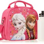 Disney Frozen Elsa Anna and Olaf Light Blue Lunch Bag and Coloring Book