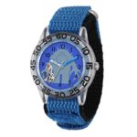 Disney Kids’ W001787 Olaf Time Teacher Watch with Blue Band