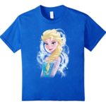 Disney Frozen Elsa Snowflake Swirls Graphic T-Shirt