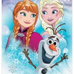 Disney Frozen, Snow Journey Fleece Throw Blanket, 45″ x 60″, Multi Color