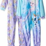 Disney Girls’ Toddler Frozen Elsa 2-Pack Fleece Footed Blanket Sleeper