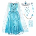 ReliBeauty Girls Sequin Princess Costume Long Sleeve Dress up