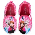 Disney Frozen Elsa Anna Olaf Candy Girls Pink Slip On Sneaker Shoes (Parallel Import/Generic Product)