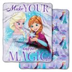 Disney’s Frozen, “Make Magic” Double Sided Cloud Throw Blanket, 50″ x 60″