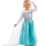 Butterfly Craze Girls Snow Queen Costume Snow Princess Dress – 3 Years