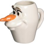 Westland Giftware Disney Frozen Olaf Head Figural Ceramic Mug, 12 oz, Multicolor